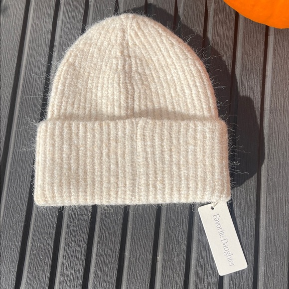 Favorite Daughter - Soft Cream Knit Beanie - Picture 6 of 13